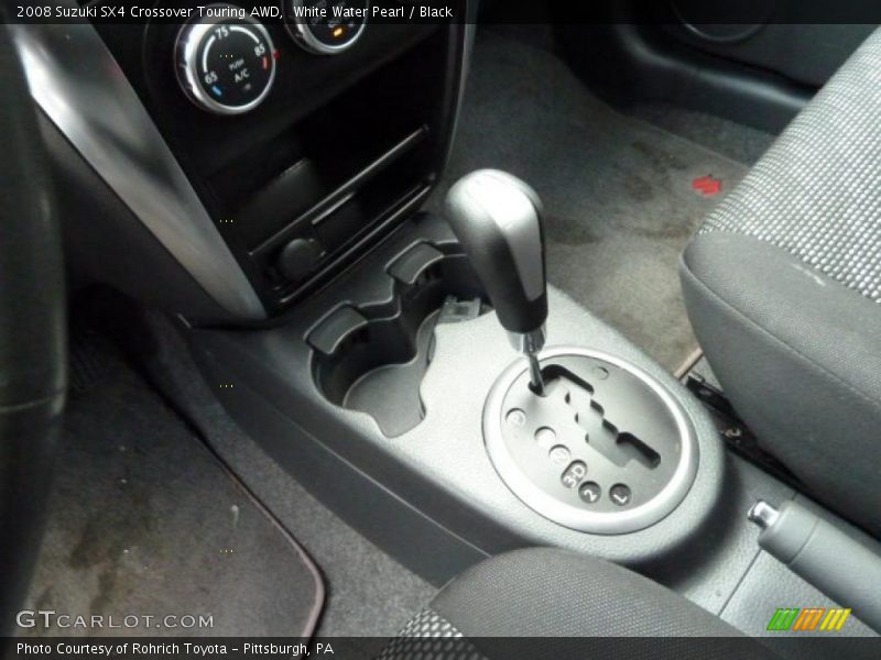 White Water Pearl / Black 2008 Suzuki SX4 Crossover Touring AWD
