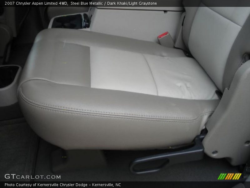 Steel Blue Metallic / Dark Khaki/Light Graystone 2007 Chrysler Aspen Limited 4WD