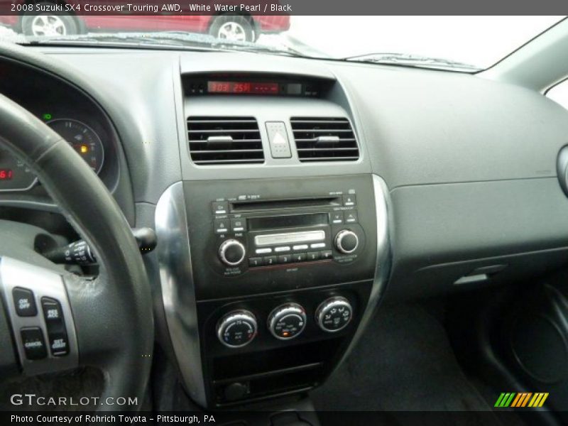 White Water Pearl / Black 2008 Suzuki SX4 Crossover Touring AWD