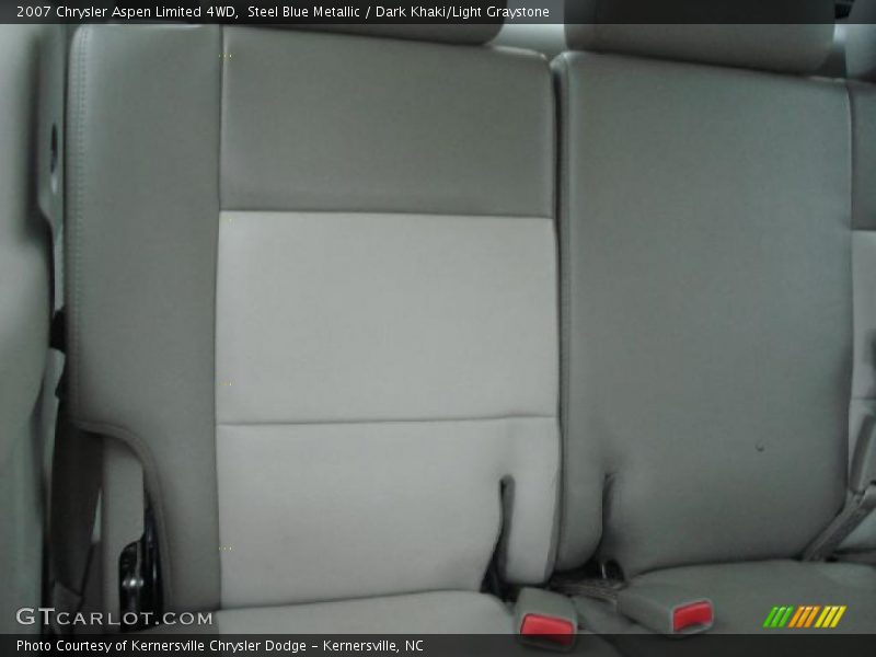 Steel Blue Metallic / Dark Khaki/Light Graystone 2007 Chrysler Aspen Limited 4WD