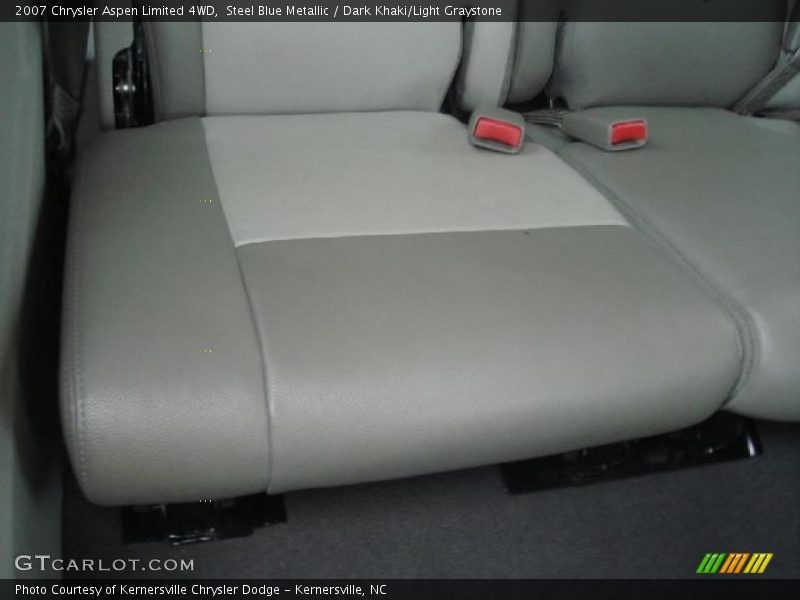 Steel Blue Metallic / Dark Khaki/Light Graystone 2007 Chrysler Aspen Limited 4WD
