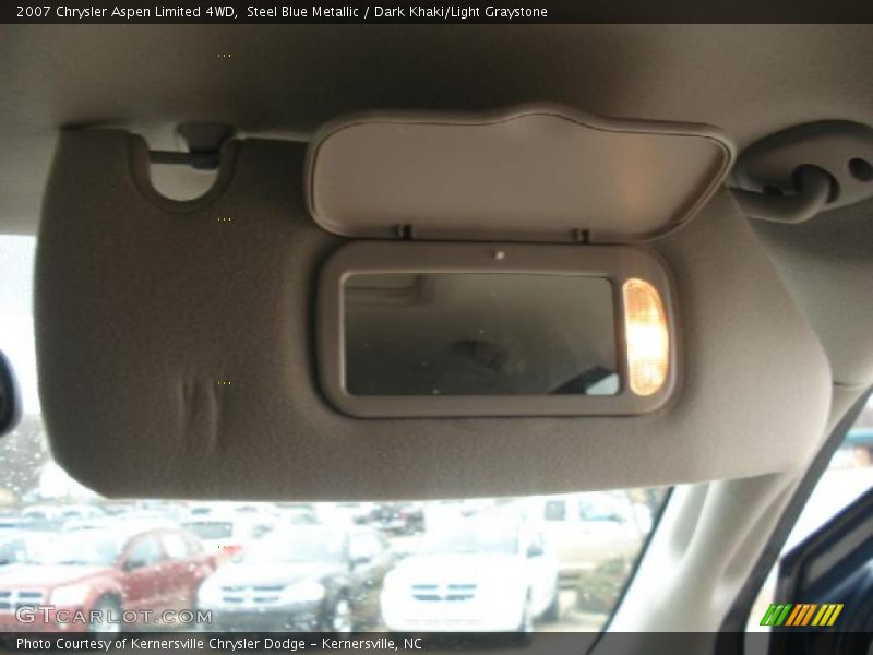 Steel Blue Metallic / Dark Khaki/Light Graystone 2007 Chrysler Aspen Limited 4WD