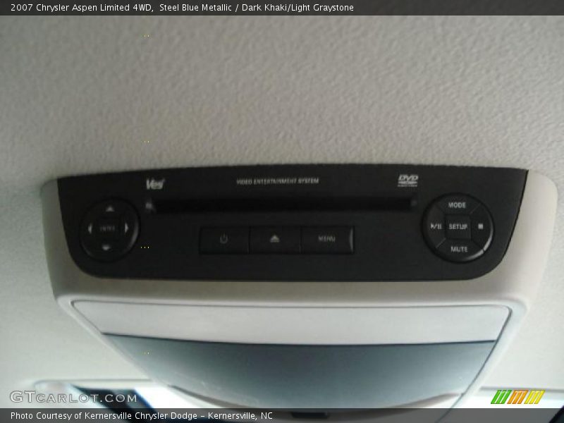 Steel Blue Metallic / Dark Khaki/Light Graystone 2007 Chrysler Aspen Limited 4WD