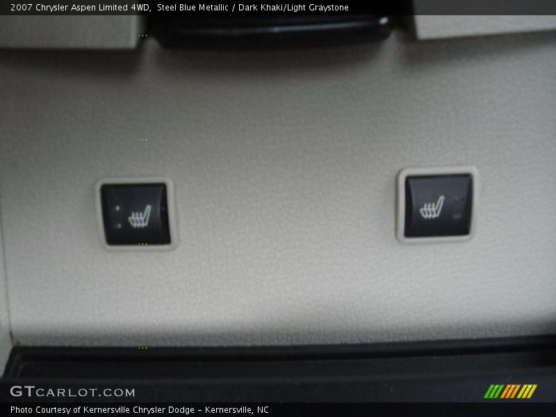 Steel Blue Metallic / Dark Khaki/Light Graystone 2007 Chrysler Aspen Limited 4WD