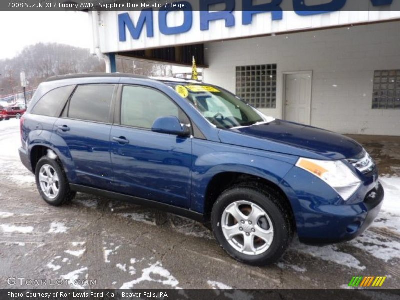 Sapphire Blue Metallic / Beige 2008 Suzuki XL7 Luxury AWD