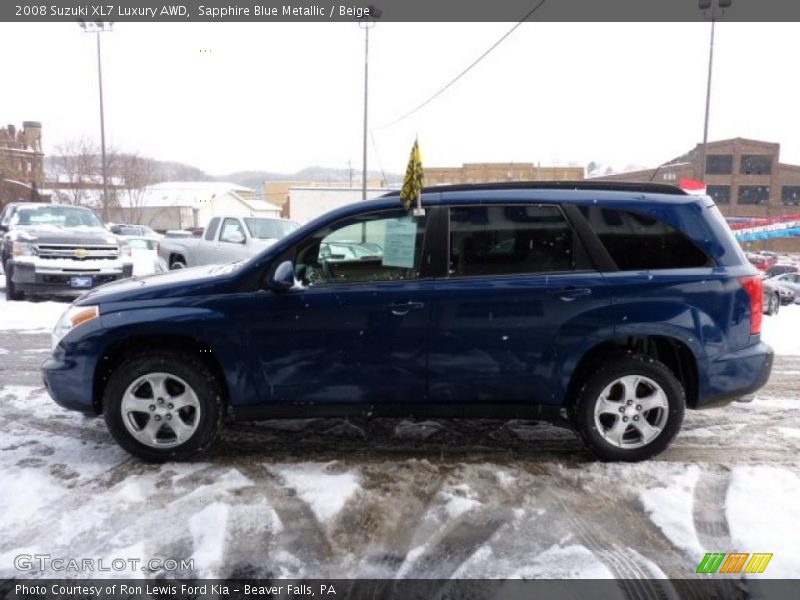 Sapphire Blue Metallic / Beige 2008 Suzuki XL7 Luxury AWD