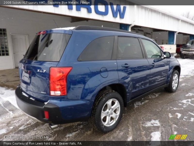 Sapphire Blue Metallic / Beige 2008 Suzuki XL7 Luxury AWD