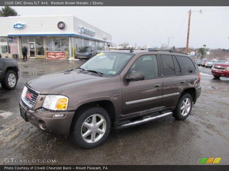 Medium Brown Metallic / Ebony 2008 GMC Envoy SLT 4x4
