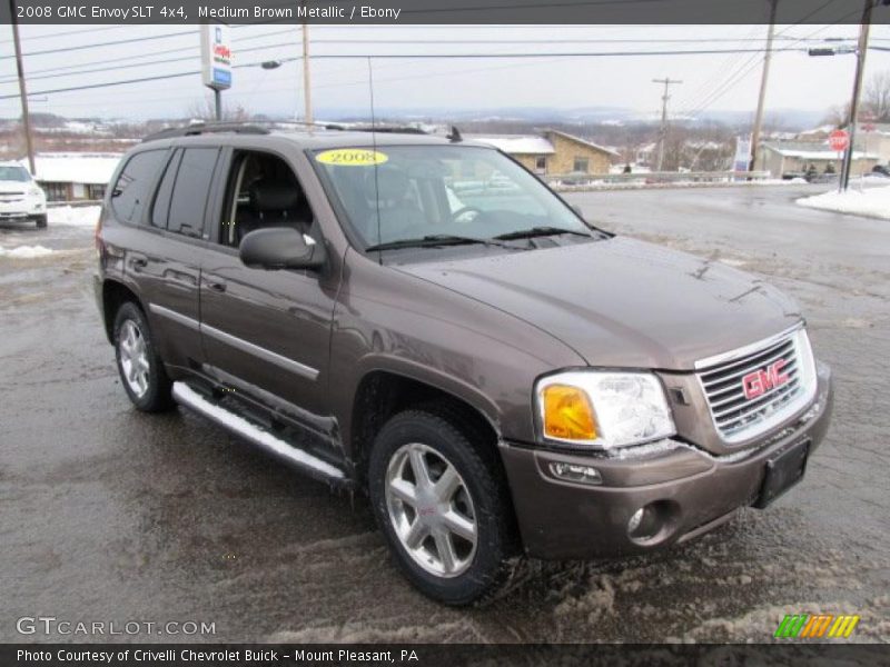 Medium Brown Metallic / Ebony 2008 GMC Envoy SLT 4x4