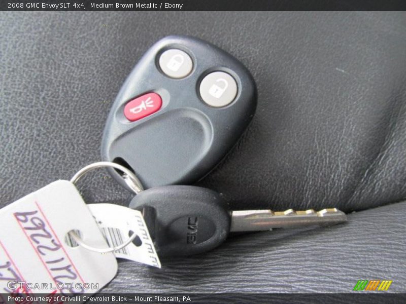 Medium Brown Metallic / Ebony 2008 GMC Envoy SLT 4x4