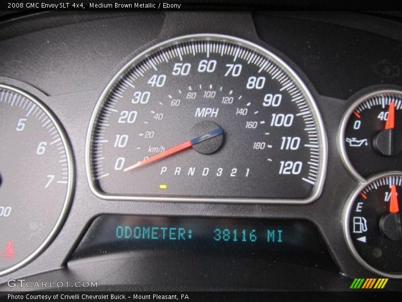 Medium Brown Metallic / Ebony 2008 GMC Envoy SLT 4x4