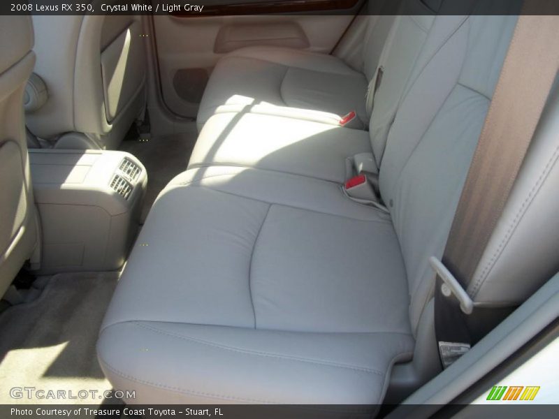 Crystal White / Light Gray 2008 Lexus RX 350