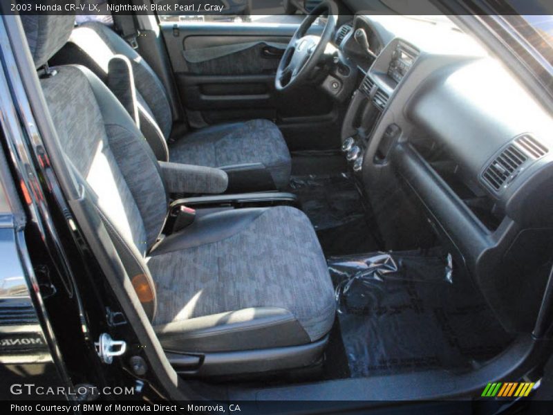 Nighthawk Black Pearl / Gray 2003 Honda CR-V LX