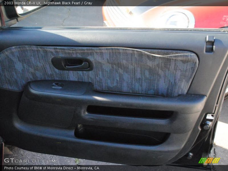 Nighthawk Black Pearl / Gray 2003 Honda CR-V LX