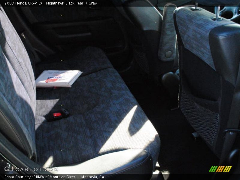 Nighthawk Black Pearl / Gray 2003 Honda CR-V LX