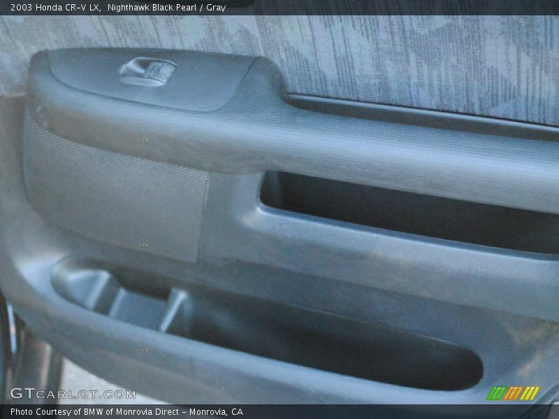 Nighthawk Black Pearl / Gray 2003 Honda CR-V LX