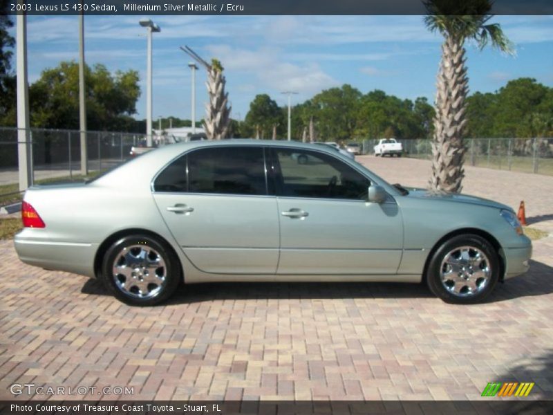 Millenium Silver Metallic / Ecru 2003 Lexus LS 430 Sedan