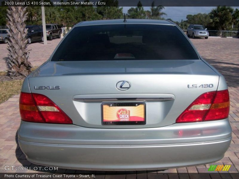 Millenium Silver Metallic / Ecru 2003 Lexus LS 430 Sedan