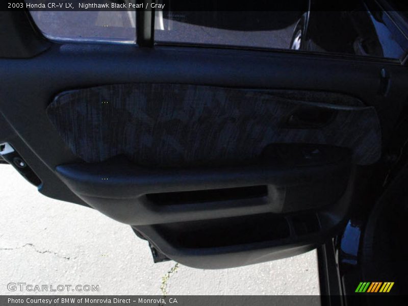 Nighthawk Black Pearl / Gray 2003 Honda CR-V LX