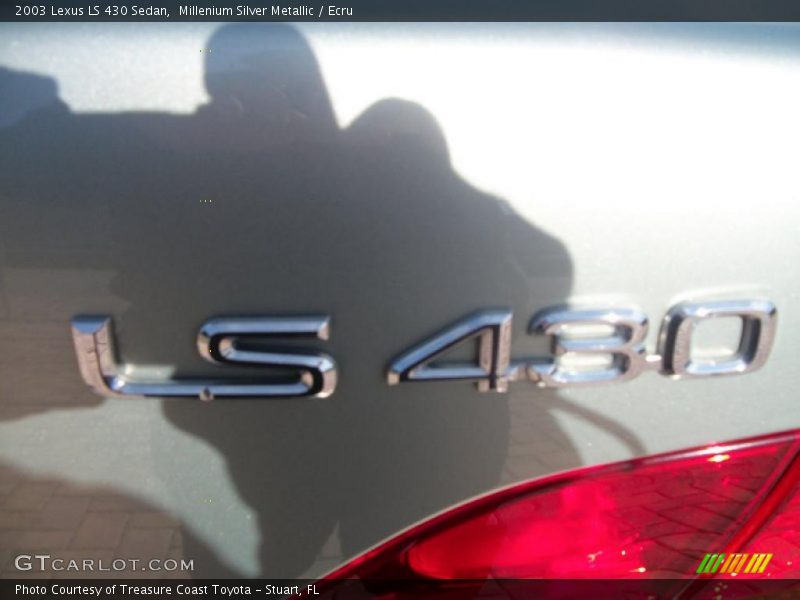Millenium Silver Metallic / Ecru 2003 Lexus LS 430 Sedan