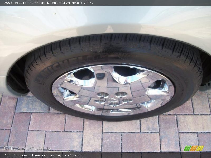 Millenium Silver Metallic / Ecru 2003 Lexus LS 430 Sedan