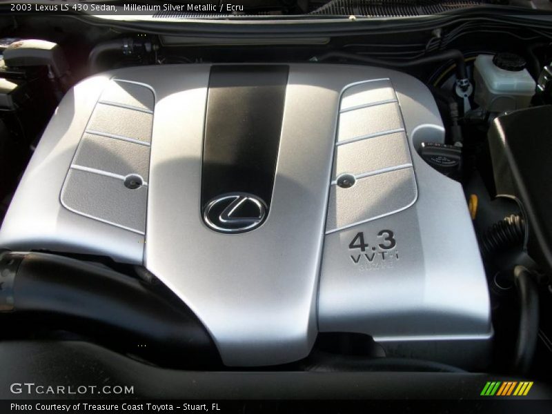 Millenium Silver Metallic / Ecru 2003 Lexus LS 430 Sedan