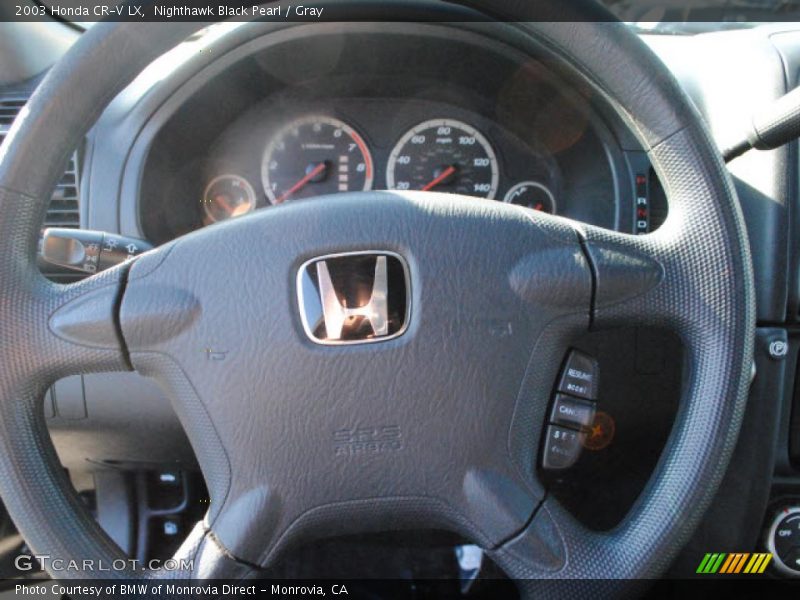Nighthawk Black Pearl / Gray 2003 Honda CR-V LX