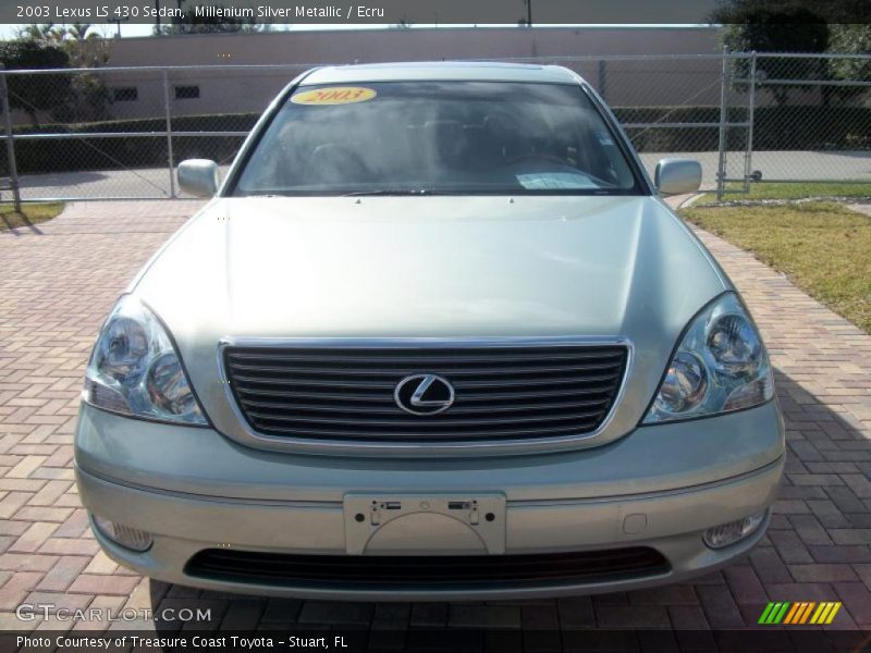 Millenium Silver Metallic / Ecru 2003 Lexus LS 430 Sedan