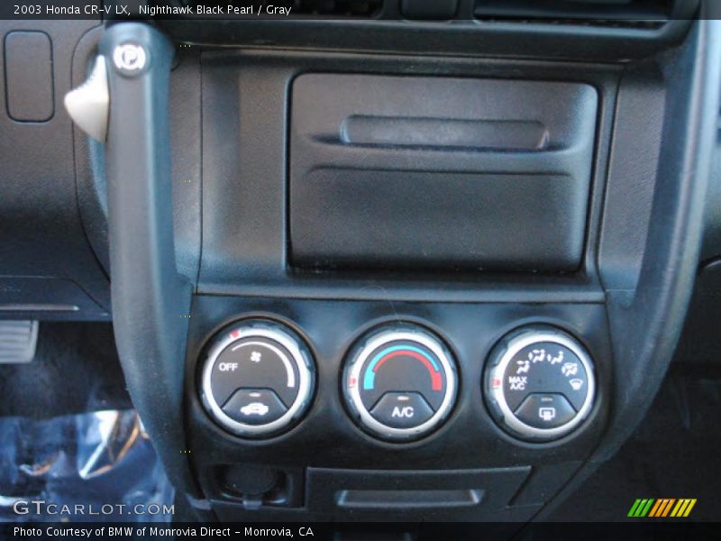 Nighthawk Black Pearl / Gray 2003 Honda CR-V LX