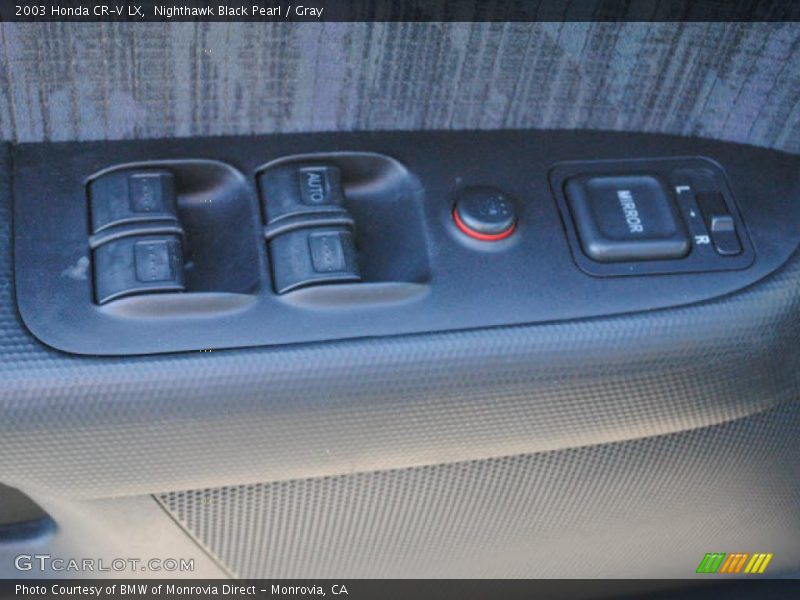 Nighthawk Black Pearl / Gray 2003 Honda CR-V LX