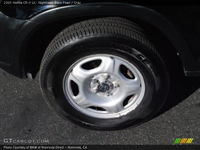 Nighthawk Black Pearl / Gray 2003 Honda CR-V LX