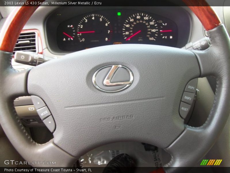 Millenium Silver Metallic / Ecru 2003 Lexus LS 430 Sedan