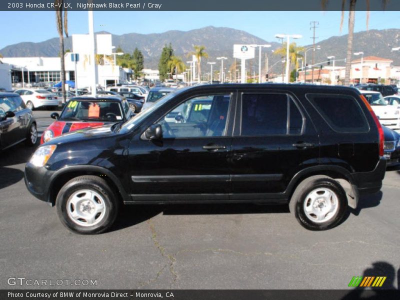 Nighthawk Black Pearl / Gray 2003 Honda CR-V LX