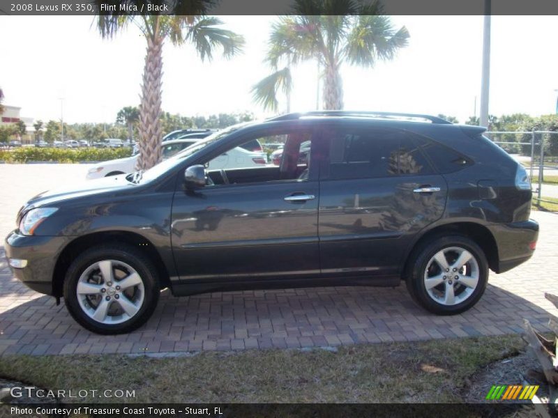 Flint Mica / Black 2008 Lexus RX 350
