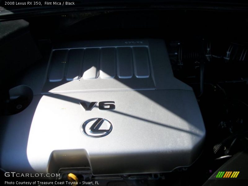 Flint Mica / Black 2008 Lexus RX 350
