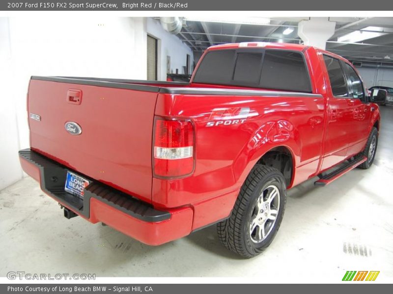 Bright Red / Black/Red 2007 Ford F150 FX2 Sport SuperCrew