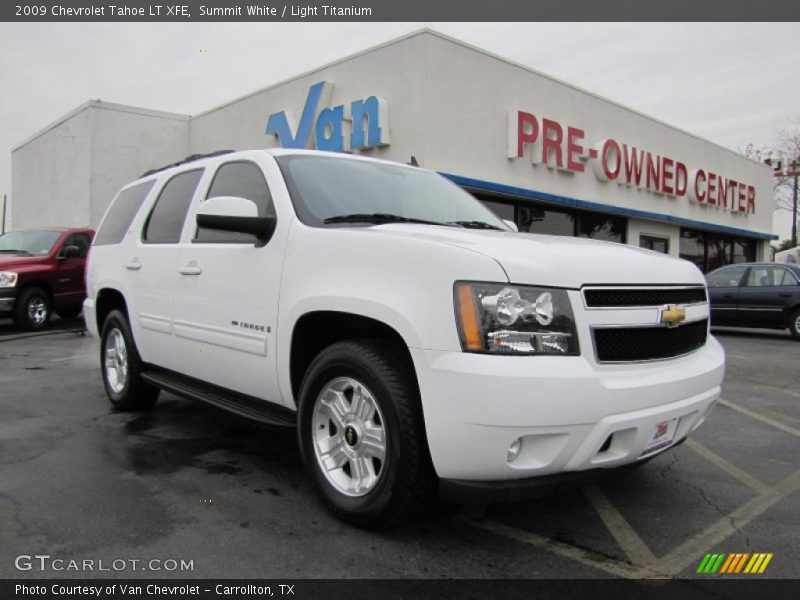 Summit White / Light Titanium 2009 Chevrolet Tahoe LT XFE