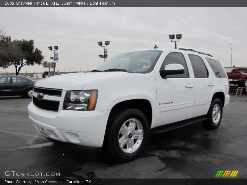 Summit White / Light Titanium 2009 Chevrolet Tahoe LT XFE