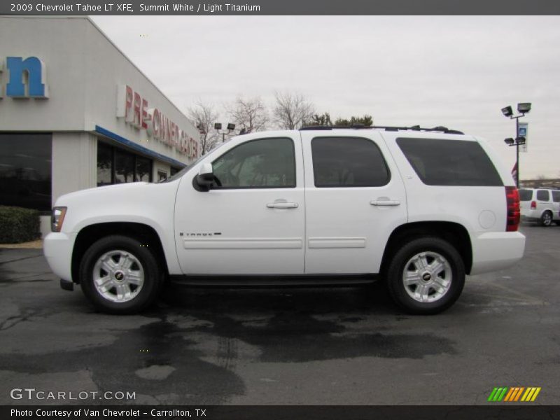 Summit White / Light Titanium 2009 Chevrolet Tahoe LT XFE