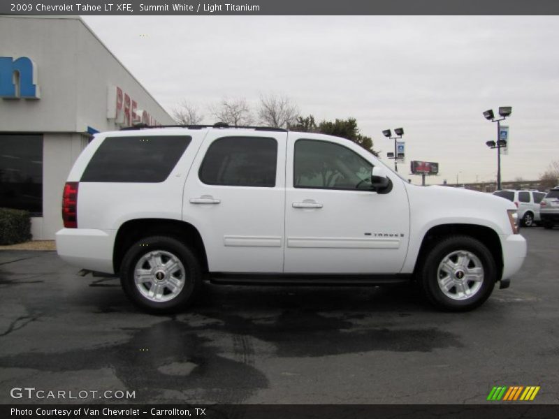 Summit White / Light Titanium 2009 Chevrolet Tahoe LT XFE