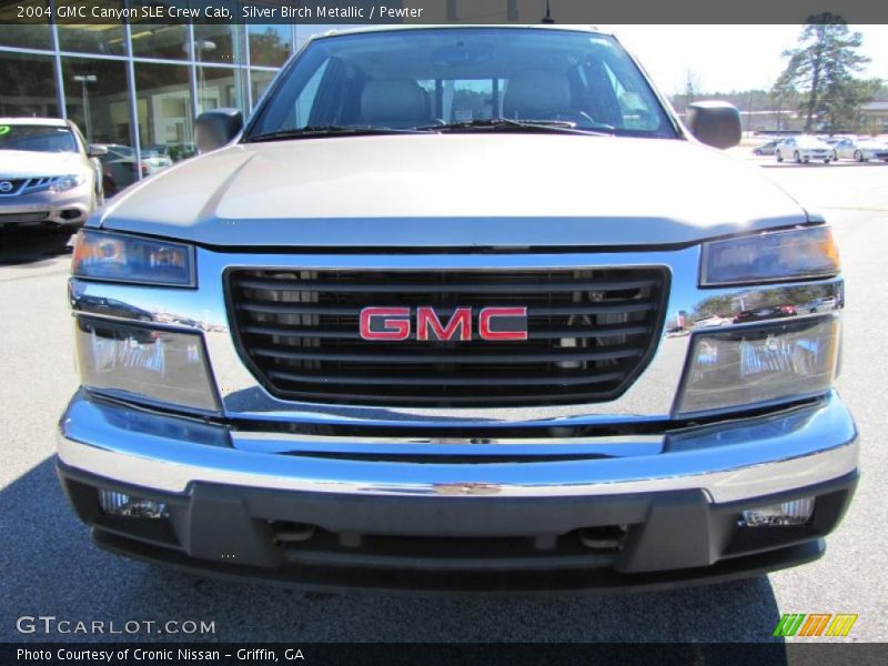 Silver Birch Metallic / Pewter 2004 GMC Canyon SLE Crew Cab