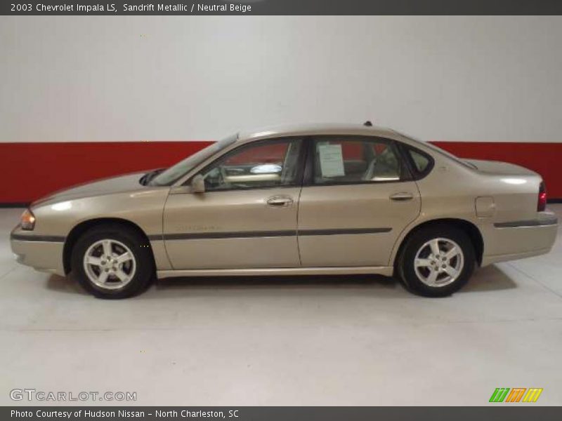 Sandrift Metallic / Neutral Beige 2003 Chevrolet Impala LS
