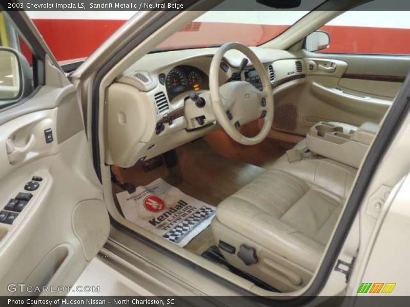 Sandrift Metallic / Neutral Beige 2003 Chevrolet Impala LS