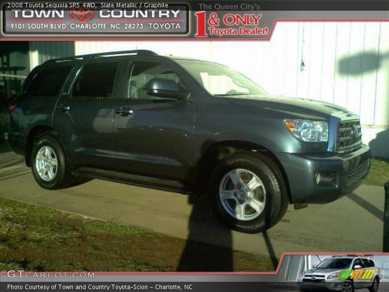 Slate Metallic / Graphite 2008 Toyota Sequoia SR5 4WD