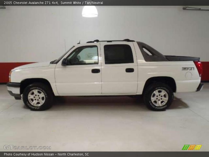 Summit White / Tan/Neutral 2005 Chevrolet Avalanche Z71 4x4