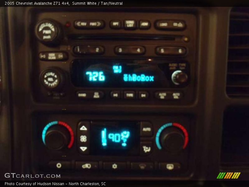 Summit White / Tan/Neutral 2005 Chevrolet Avalanche Z71 4x4