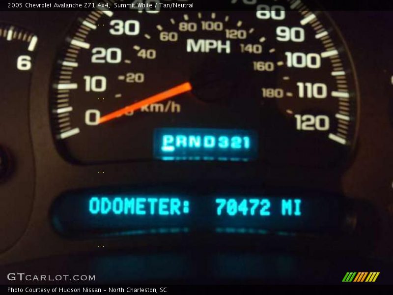 Summit White / Tan/Neutral 2005 Chevrolet Avalanche Z71 4x4