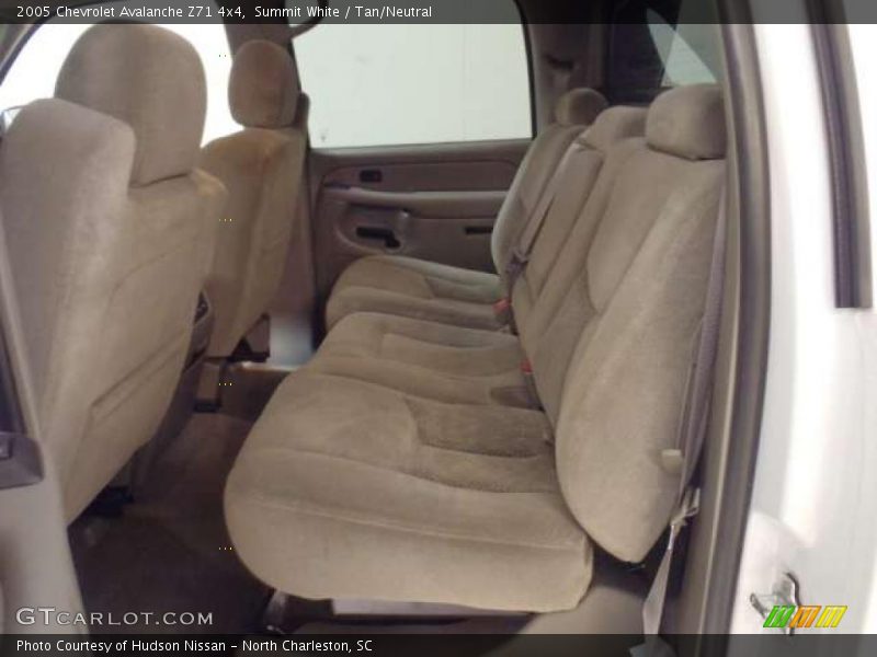 Summit White / Tan/Neutral 2005 Chevrolet Avalanche Z71 4x4