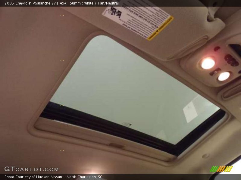 Summit White / Tan/Neutral 2005 Chevrolet Avalanche Z71 4x4