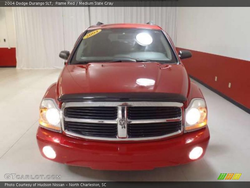 Flame Red / Medium Slate Gray 2004 Dodge Durango SLT
